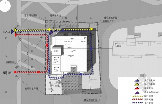 [上海]3层现代风格幼儿园建筑设计方案文本（含CAD图纸 知名建筑设计院）-3层现代风格幼儿园建筑设计分析图