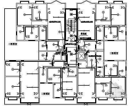 某住宅电气设计图资料下载-某十一层住宅电气设计图