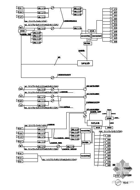 监控系统dwg资料下载-某高速公路服务区监控系统改造工程设计图