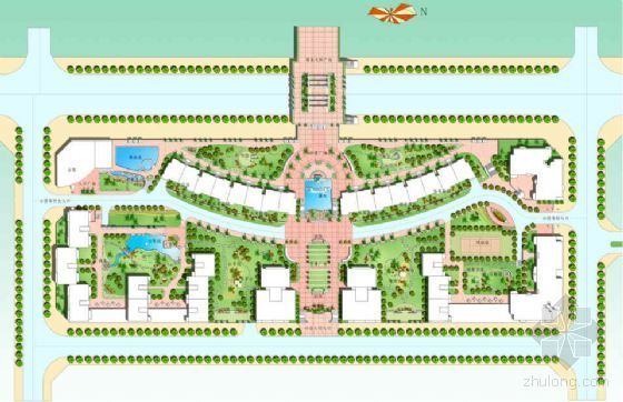重庆山地住宅区总图规划资料下载-重庆某住宅区环境景观规划设计方案