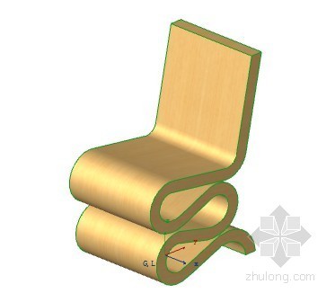 椅子的模型资料下载-花式椅子 04 ArchiCAD模型