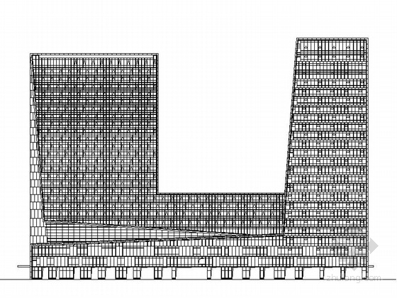99平方米装修资料下载-[深圳]某二十二层商业综合体建筑施工图（99.65米）