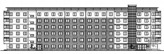 11层学生公寓楼资料下载-某六层学生公寓楼建筑施工图