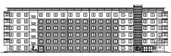 学生公寓楼建筑结构图资料下载-某六层学生公寓楼建筑施工图