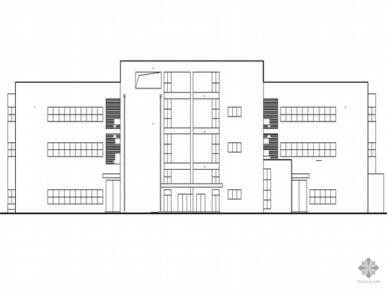 孵化建筑施工图资料下载-[北京顺义区]某科技孵化器项目5号厂房建筑施工图