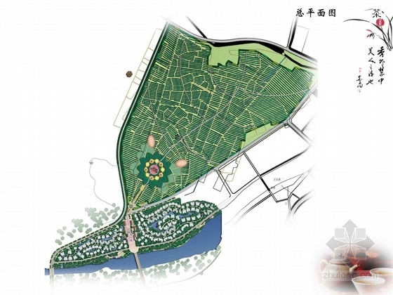 su茶文化建筑资料下载-[四川]茶马古镇茶文化农业观光园总体规划方案（附设计说明和CAD底图）
