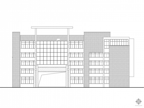 党校建筑建筑设计资料下载-[芜湖]某县党校学员餐厅宿舍楼建筑施工图