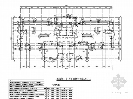 剪力墙边缘构件表资料下载-[四川]地上32层剪力墙结构商住楼结构施工图