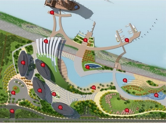 古战场遗址公园设计资料下载-[南京]航海文化遗址公园景观规划设计方案