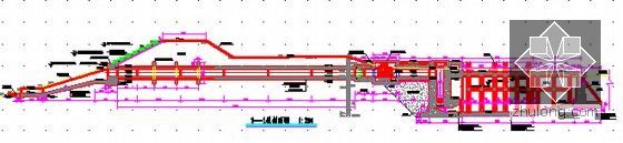 [湖南]双泵站建设项目工程量清单计价实例(附施工图纸)-中心泵站断面图