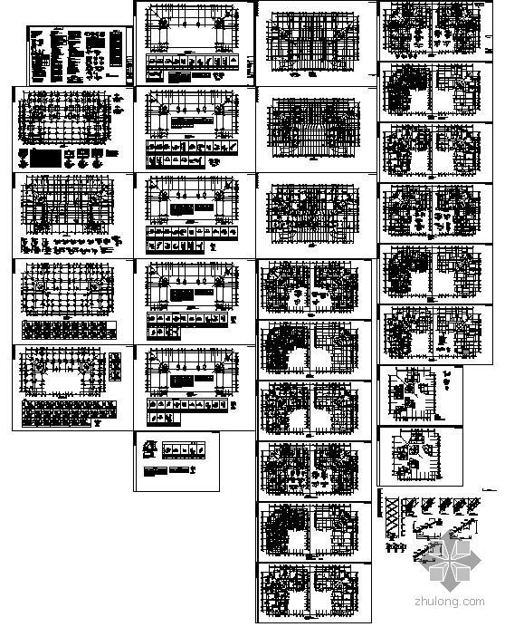 18层住宅方案文本资料下载-成都某18层框剪住宅结构图