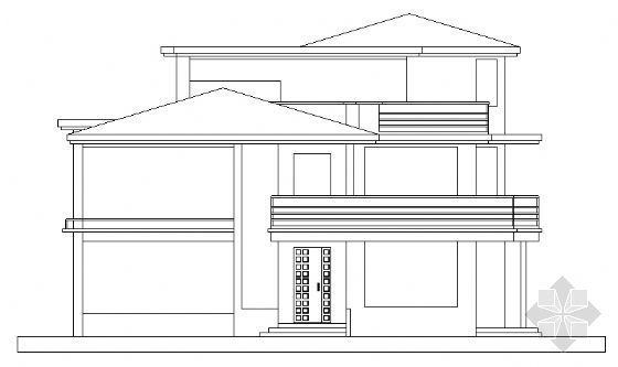别墅建筑方案设计图资料下载-独幢别墅方案设计图纸