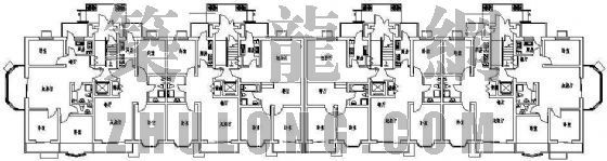 板楼住宅楼平面图资料下载-某住宅楼平面设计方案