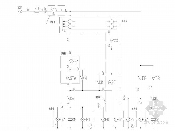 单相电机双电容接线图资料下载-多种电机控制原理图