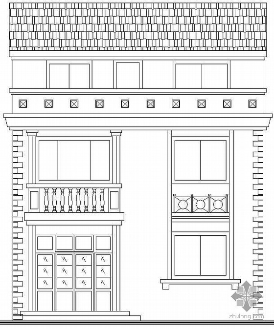 2层乡村别墅方案图资料下载-某二层带阁楼乡村别墅建筑与结构方案