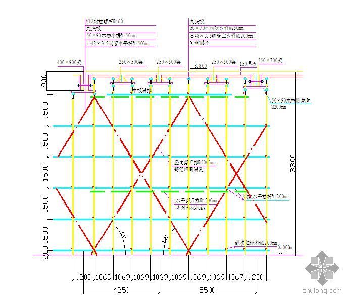 桩板挡墙高支模施工方案资料下载-深圳某住宅高支模施工方案