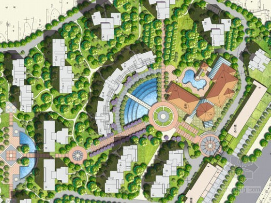 长沙公园概念设计资料下载-[长沙]花园小区景观概念设计方案