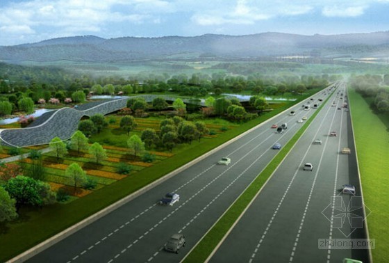 郑州至石人山高速公路图纸资料下载-[青岛]2015年高速公路景观绿化工程预算书及招标文件(图纸)