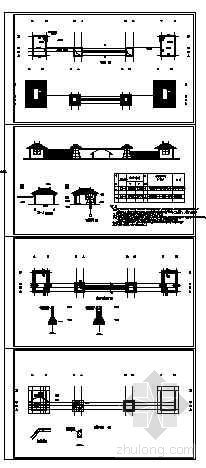 公园古建大门设计图-4