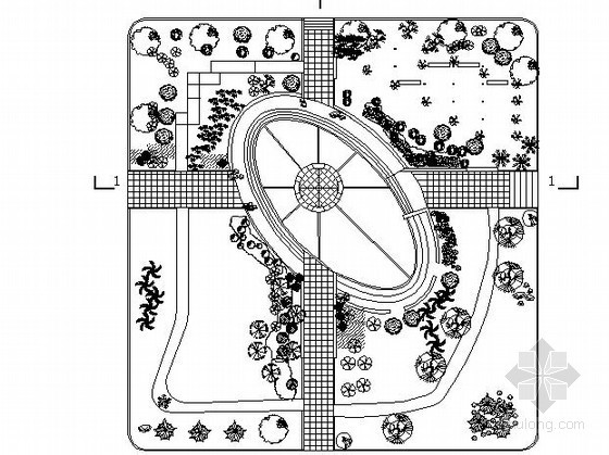 学校广场景观施工图资料下载-某学校广场景观改造设计方案