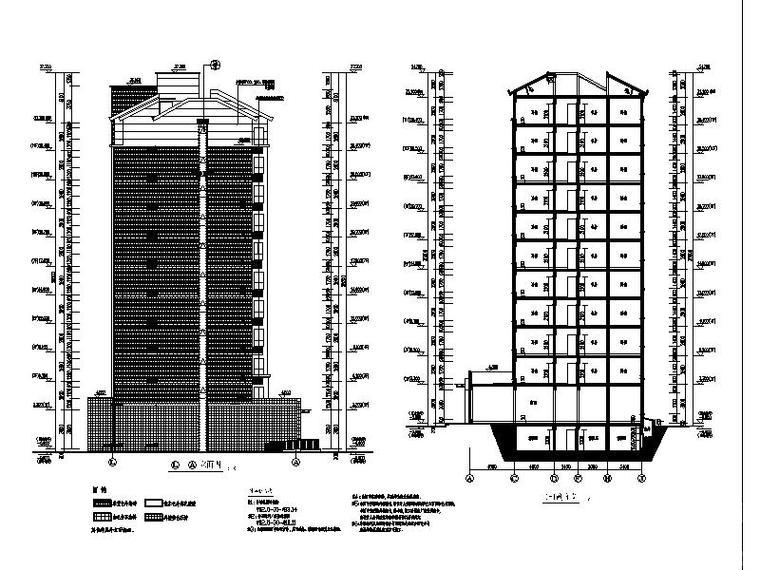 商住楼图纸建施资料下载-[合集]3套高层塔式商住楼建筑施工图