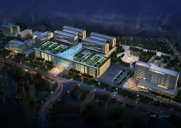 重庆医院建筑方案资料下载-[重庆]某医科大学医院设计方案（含CAD）