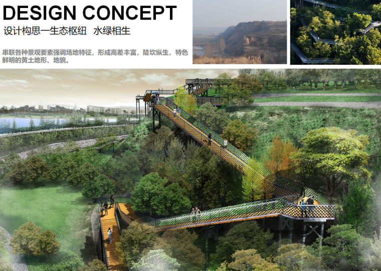 [山西]临汾某河景观规划设计方案文本PDF（推荐下载）-生态枢纽