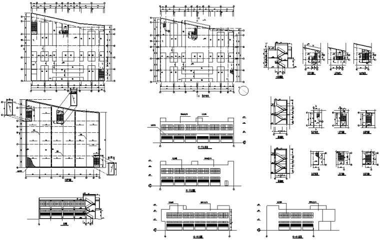 5套厂房建筑设计方案初设图CAD-15
