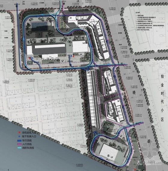 [浙江]杭政储出地块建筑规划设计方案文本-杭政储出地块建筑规划分析图