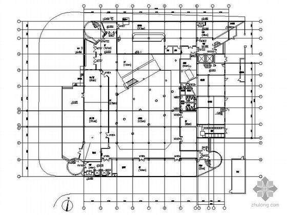 商场大厦施工图资料下载-[上海]某购物商厦大楼施工图（含效果）