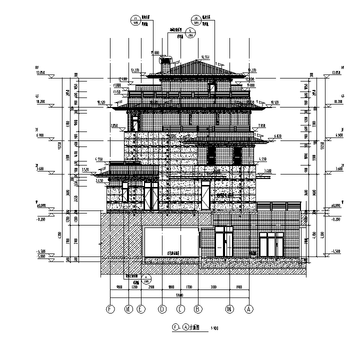 [知名地产]17栋联排式及独栋别墅建筑施工图合集-[合集]17栋知名地产联排式及独栋别施工图（16年含结构专业）_5