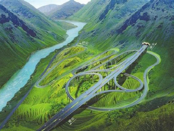 最新中国自然公路区划图资料下载-1公里造价近2亿！中国最难建的高速公路