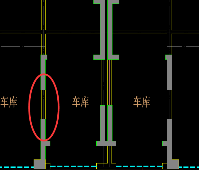 围墙墙身大样图资料下载-地下室剪力墙与砌块墙连接处，在图中应该如何表示？