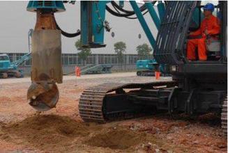 基坑支护钢管桩施工工艺资料下载-旋挖灌注桩施工工艺的探索