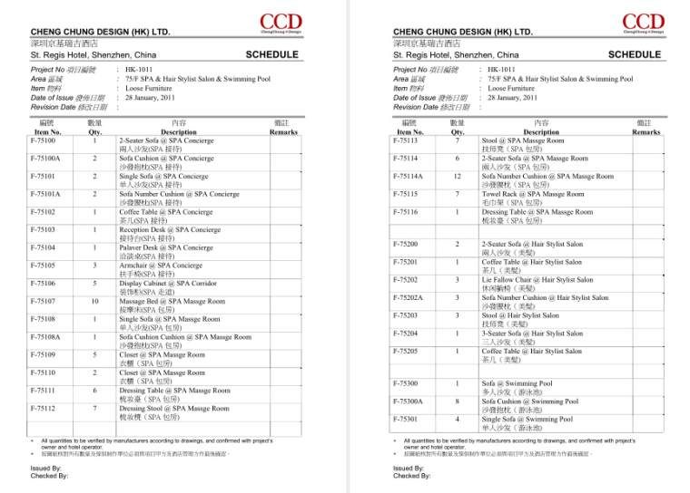 CCD深圳瑞吉酒店灯具、洁具、五金物料表、软装设计材料清单-家具清单.jpg