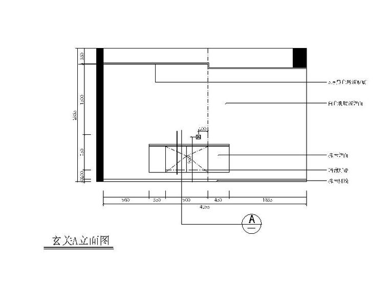 [福建]极简风格样板房设计CAD施工图（含效果图、3D模型）-【福建】极简风格样板房设计CAD施工图（含效果图、3D模型）立面图