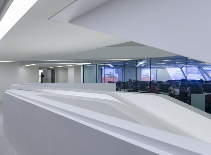 香港理工大学创新楼室内设计实景图-电脑室实景图