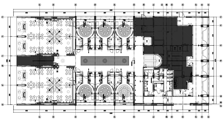 JAYA-恒禾置地五缘湾璞尚酒店中餐厅方案+施工图-一层插座点位图