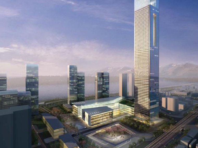 企业服务中心设计方案资料下载-[温州]SOM鹿城商业中心广场概念设计方案文本