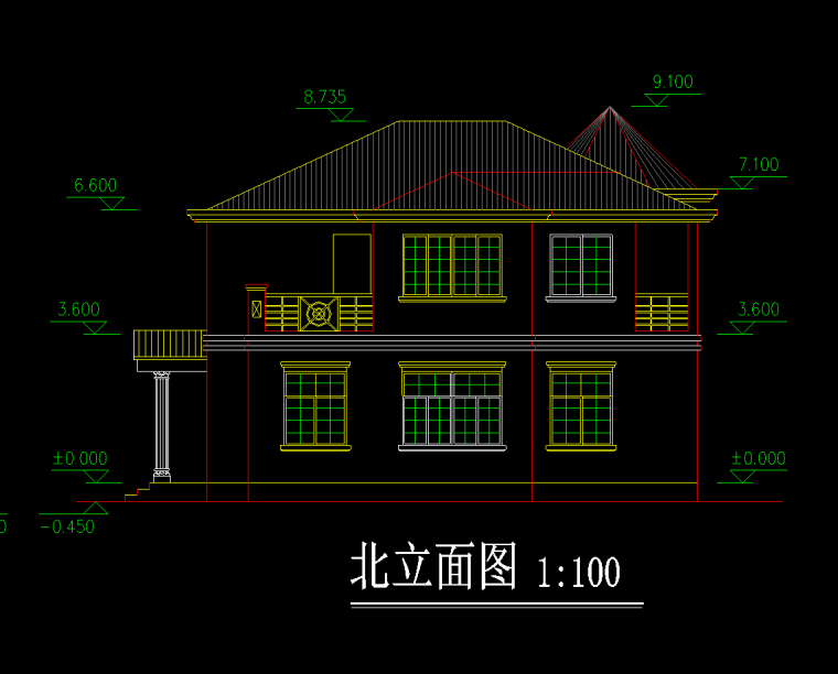 小别墅建筑施工图