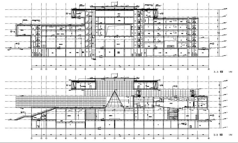 建筑给排水暖通结构cad资料下载-[河南]某旅游中心施工图设计（电气+给排水+建筑+结构+暖通+46个C