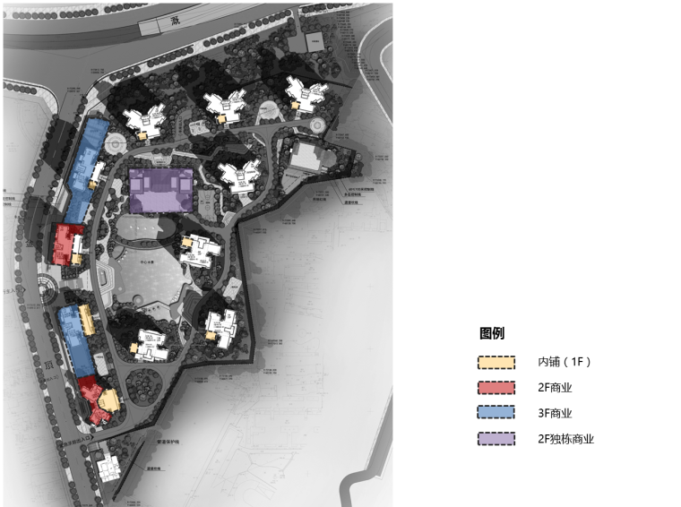 [重庆]欧式现代大型住宅区建筑设计方案文本（大型地产公司）-[重庆]欧式现代大型住宅区建筑设计方案文本分析图