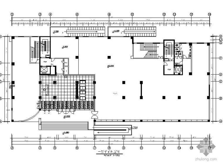 商务大厦效果图资料下载-某商务大厦办公室装修图(含效果)