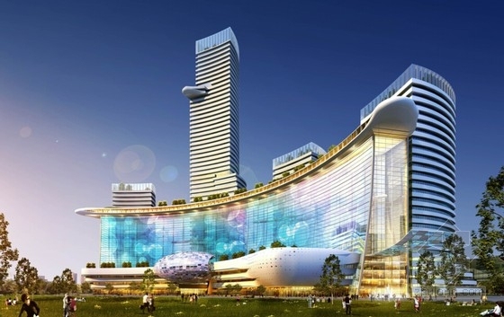 新中式高端酒店案列资料下载-[湖南]240米高端酒店建筑概念设计方案文本