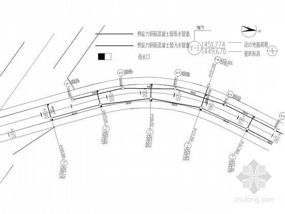 商丘市道路施工图资料下载-[云南]产业园区道路施工图（含雨污）