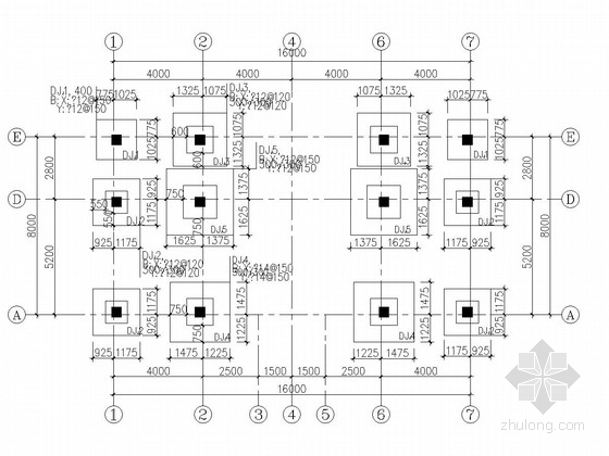 框架结构建筑施工图全套资料下载-两层框架结构建筑结构施工图