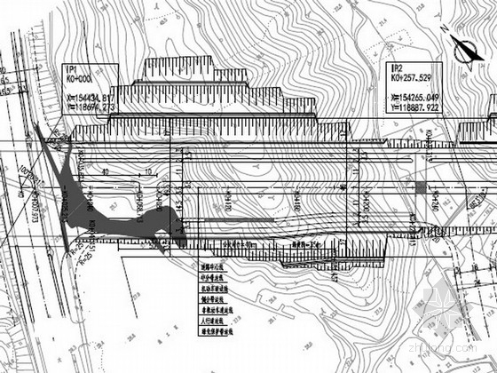石灰竖窑设计图资料下载-[江苏]城市主干路施工图设计58张（人行道 路基防护）