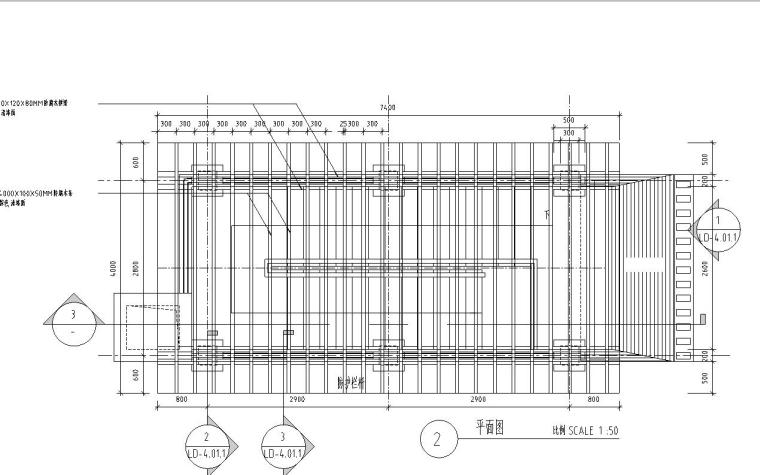 钢结构廊桥质量交底资料下载-特色车库钢结构廊架设计详图