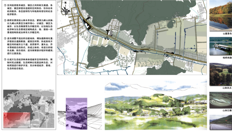 [浙江]某城市环线道路景观规划（现代景观设计，城市水景）C-7 用地规划