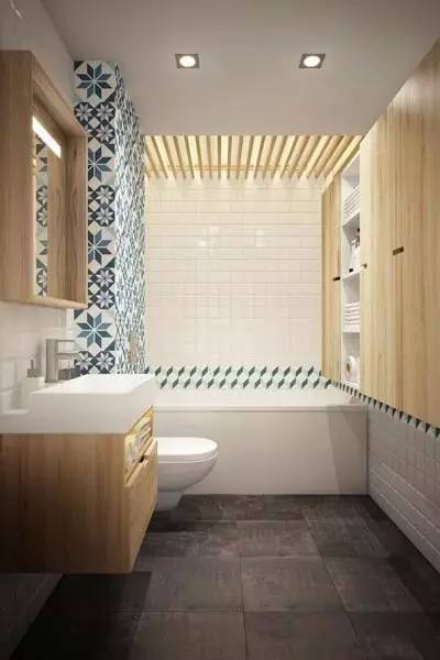 卫生间玻璃门门详图资料下载-12个卫生间改造案例，浴室大变身的设计！